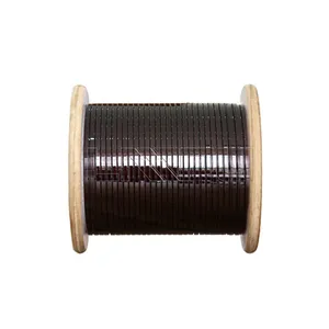 High Temperature Polyamide Imide Wire Awg 3 4 6 8 9 10 12 30 26 Awg Solid Enameled Insulated Aluminum Magnet Wire Price thumbnail-1