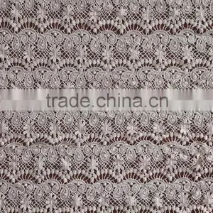 Wholesale Lace Garment Accessory Embroidery Cotton Full Lace Water Soluble Lace Fabric thumbnail-3