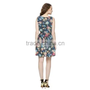 in High Quality New Style Plus Size Pictures Office Dress for Ladies thumbnail-6