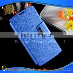 Leather Cases for Orange Nura 5.5 pu Leather Flip Cover With Stand thumbnail-3