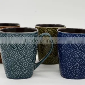 Stoneware Mugs Embossed thumbnail-4