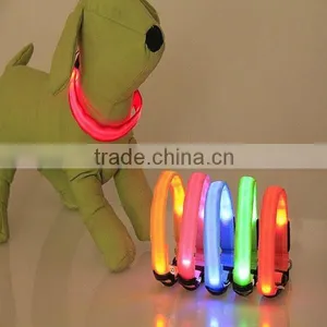 2015 New Hot Selling . 6 Color for You Choose .wholesale Dog Products Led Dog Collar With Insulation Sheet in Stock! thumbnail-1