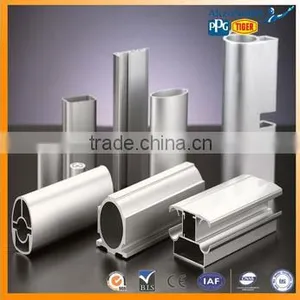 6061/6005/6063 T5 MILL FINISH Extruded Aluminum Pipes Profiles thumbnail-2