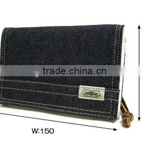 2016 Light Blue Jean Wallet for Men thumbnail-1