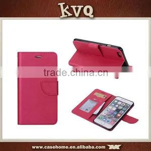 Crossing Pattern PU Flip Leather Cover Case for Iphone 6s thumbnail-1
