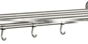 Stainless Steel Bathroom Towel Rack, Folding Towel Shelf, Towel Rail for Bathroom thumbnail-2