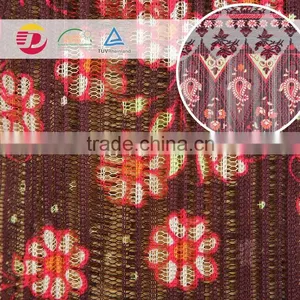 Bulk Top Quality 100%polyerster Print Fluorescent Yellow Lace Fabric thumbnail-4