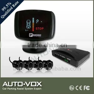 VFD Display Rearview Parking Sensor System With Voice Alert With 4 Sensors thumbnail-1