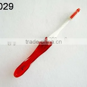 Foldable Colorful Disposable Hotel and Travel Toothbrush thumbnail-1
