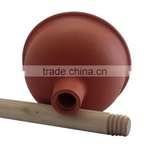 Toilet Plunger With Wood Handle thumbnail-3