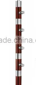 Modern Balcony Wood and Stainless Steel Balcony Balustrade Design thumbnail-1