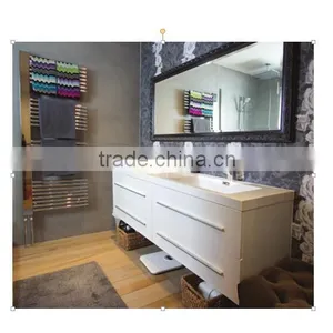 White Customized Large Solid Wood Bathroom Vanity thumbnail-2