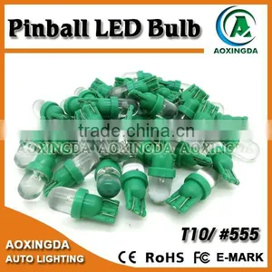 6.3V Pinball LED T10 555 Lamp Clear Cap thumbnail-1