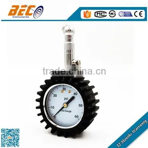 BECO 2" Tire Pressure Gauge 360 Degree Swivel Chuck for SUV, Truck Etc. Samples Ready thumbnail-2