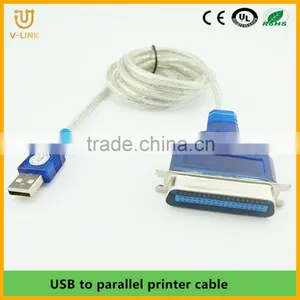 High Speed Nickel Plated Usb to Parallel Cable for Printer thumbnail-1