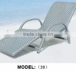 Outdoor Rattan Pool Sunbed or Beach Bed thumbnail-5