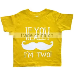 Baby Boys Organic Cotton t Shirts Design of Beard Wholesale thumbnail-6