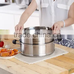28cm Visible Stainless Steel Steam Pot thumbnail-3