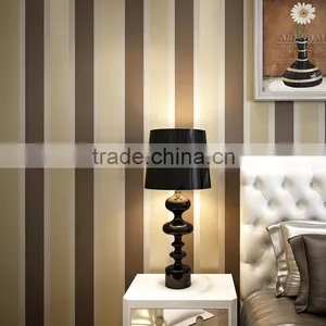 High Quality Modern Non Woven Stripe Wallpaper for Living Room thumbnail-2
