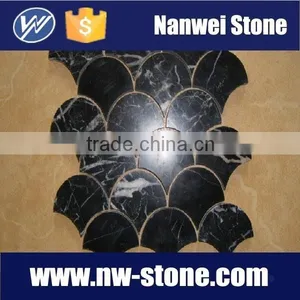 Dark Color Marble Mosaic Tiles for Wall Tiles and Floor Tiles thumbnail-2