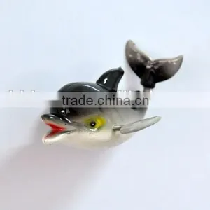 3.5 Inch High Quality Ocean Gife Spring Dolphin Fridge Magnets thumbnail-2