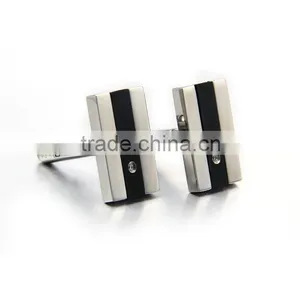 Guangzhou Professional Men Jewelry Factory Aigner Cufflinks and Tie Pins Cufflink Button Quality Choice thumbnail-3