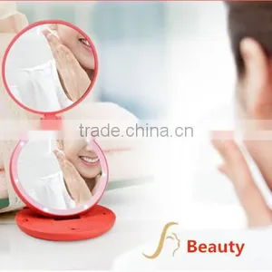 Battery Operated Double Side Magnifying Vanity Power Folding Mirror Supplier's Choice thumbnail-5