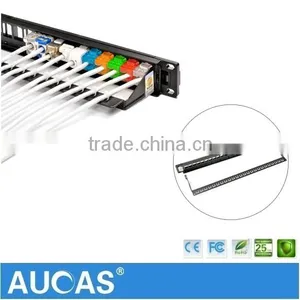 Factory Price 1u 24 Port Wall Mount Server Rack Blanking Patch Panel thumbnail-3