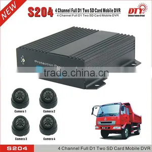 Mini 4CH SD Card 3G GPS WIFI Mobile School Bus Cctv System Dvr Recorder thumbnail-1