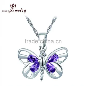 Best Selling Butterfly Shape Charm Pendant 925 Silver thumbnail-1