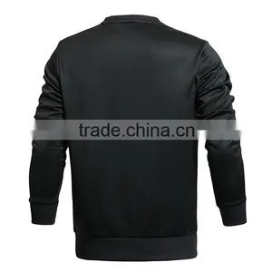 2016 Mens Plain Lightweight Cotton Crew Neck Sweater thumbnail-4