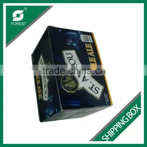 24 PACK BEER BOTTLES CORRUGATED CARTON BOX CUSTOM PRINTED 330ML WINE SHIPPING BOX thumbnail-4