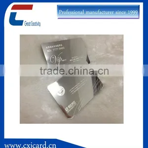 Mirror Effects Glossy Silver Metal Card thumbnail-1