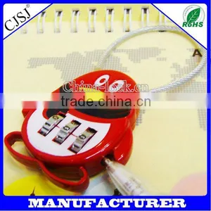 CH-QQ Adjustable Digital Password Cute Padlock for Travel Bag thumbnail-1