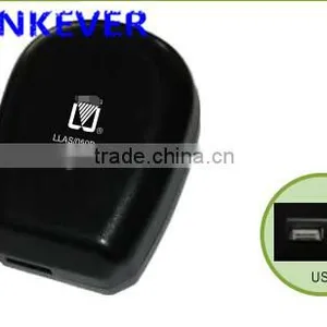 SWITCHING POWER ADAPTER With USB Outlet Switch Adapter Black thumbnail-1