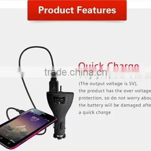 Wholesaler Support Dual USB Car Charger 5V 2.1A In-car Simultaneous Charing for Phone thumbnail-4