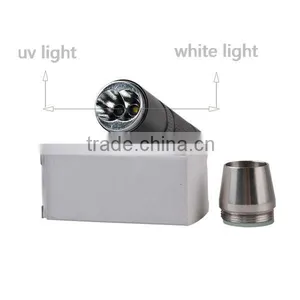 New Multifunction Product Dual UV And White LED Rechargeable Flashlight thumbnail-6