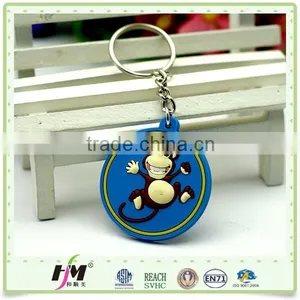 High Quality Low Price HSM Soft Plastic Custom Made Key Chains thumbnail-2