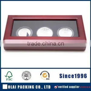 Custom Gold Coin Wood Box From Manufacturer thumbnail-1
