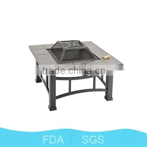 Table Shaped Multi-function Garden Treasures Fire Pit Winter Wood Burning Fire Pit thumbnail-2