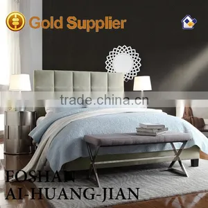 Foshan New Product Europe Style Design Leather Bed Price thumbnail-1