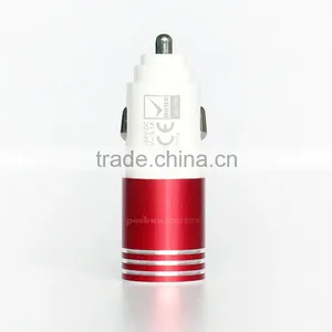 Slim Car Charger 3.1 Dual Usb Mobile Charger Headset Charger in Car 12/24V thumbnail-6