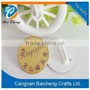 Round Hard Personalized Pvc Name Badge thumbnail-6