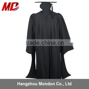 Wholesale OEM Master Gown of High Qualitity in Black thumbnail-1