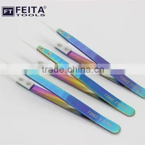 Precision Stainless Steel Tweezers/ Head-changed Resistant Tweezers Stainless Steel Ceramic Tweezers thumbnail-4
