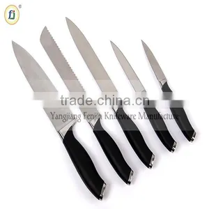 5pcs High Quality Stainless Steel Knife Set thumbnail-1
