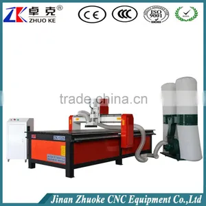 Low Noise High Quality Woodworking CNC Router Machinery ZK-1325 1300*2500MM 3.2KW Water Cooling Spindle Dust Collector thumbnail-2
