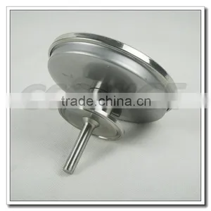 High Quality 4 Inch Stainless Steel Bottom Mount Sanitary Temperature Gauge thumbnail-5