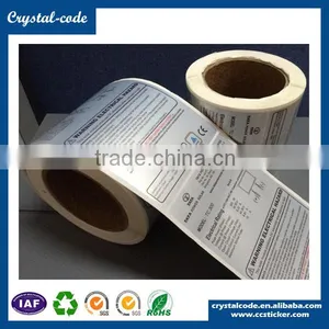 Customized Battery Sticker Label Paper Self Adhesive Sticker,battery Sticker thumbnail-2