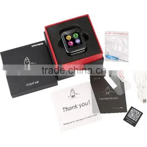 Bluetooth 4.0 Smart Watch Leather Strap With Push Message Twitter Facebook Smart Wristband For IOS Android Smart Phones thumbnail-6